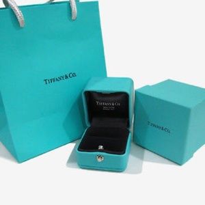 Tiffany’s & Co. Blue Engagement Ring Presentation